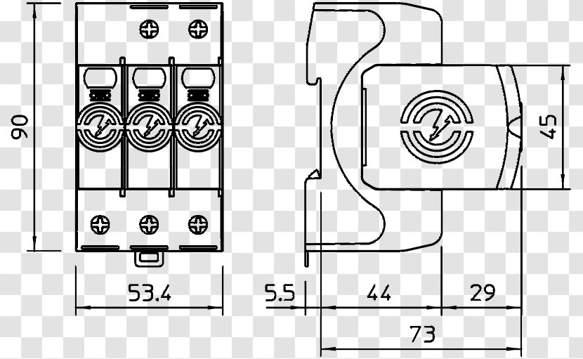 Surge Arrester Lightning Electric Current Protection Devices Potential Difference - Number Transparent PNG