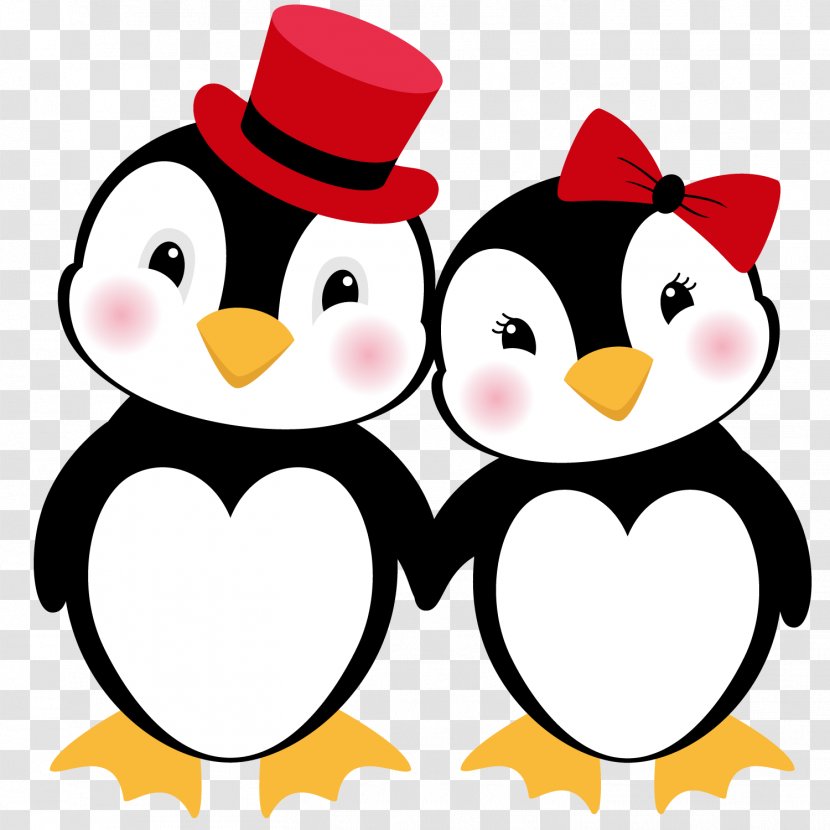 Penguin Clip Art Paper Love Cartoon - Digital Transparent PNG