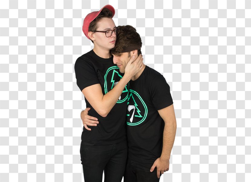 Sugar Pine 7 Rooster Teeth T-shirt Just A Couple Friends - Cotton - Wash Machine Logo Transparent PNG