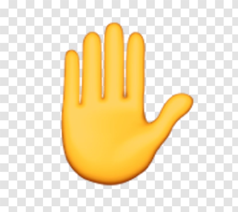 Emoji Emoticon IPhone Symbol - Talk To The Hand Transparent PNG