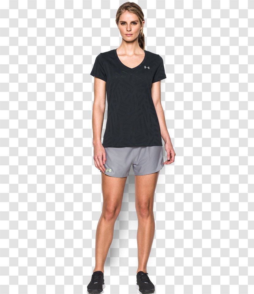 T-shirt Under Armour Neckline Sleeve Shorts - Clothing - Sale Material Transparent PNG