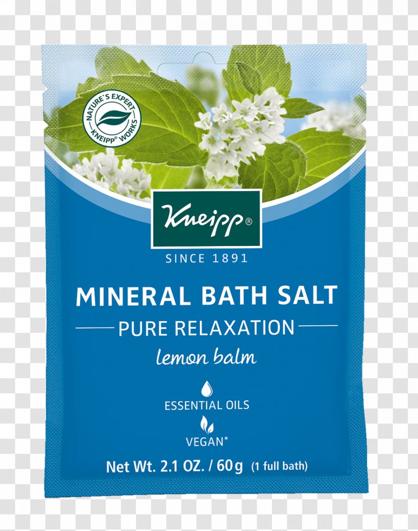 Bath Salts Bathing Essential Oil Kneipp-Medizin - Brand - Lemon Balm Transparent PNG