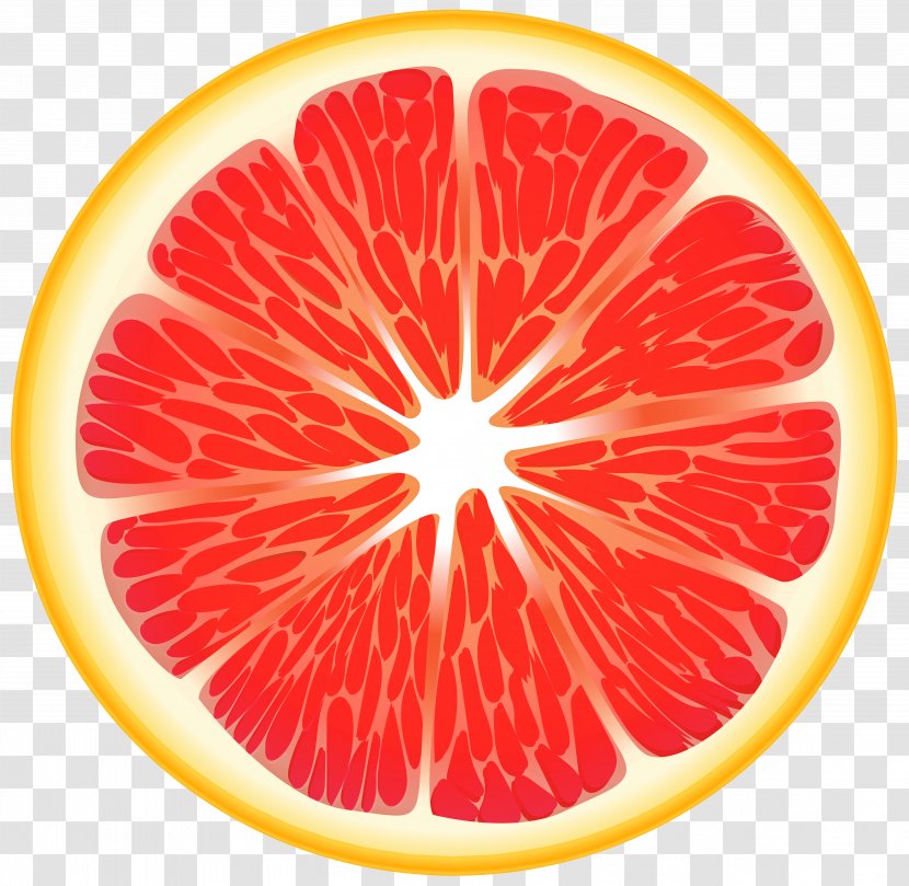 Grapefruit Juice Blood Orange Clip Art - Fruit - Slice Transparent PNG