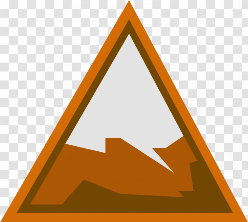 Triangle Clip Art - Orange - TRIANGLE Transparent PNG