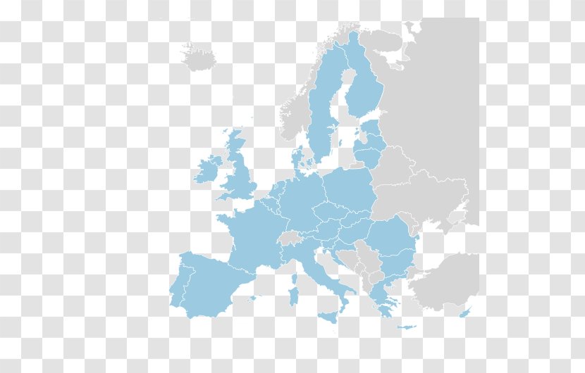 Member State Of The European Union Map Enlargement - Cmaptools Transparent PNG