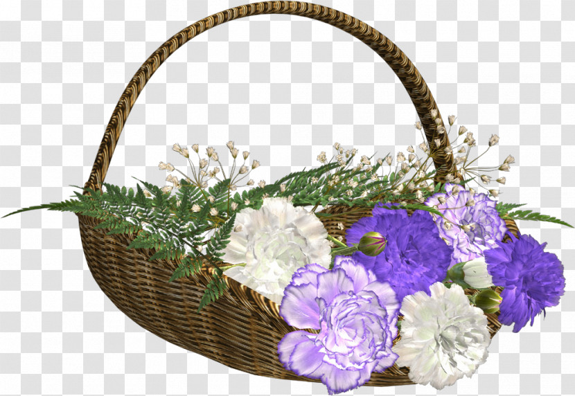 Flower Bouquet Basket Transparent PNG