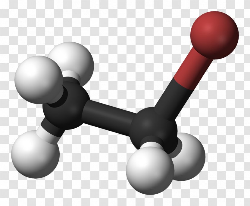Bromoethane Ball-and-stick Model Ethyl Group Sphere Chemical Compound - Molecule - Hardware Transparent PNG