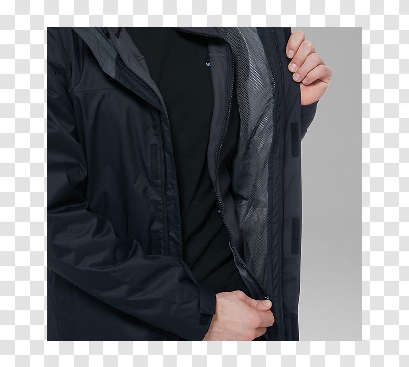 Jacket The North Face Polar Fleece Bluza Shoulder - Black Transparent PNG