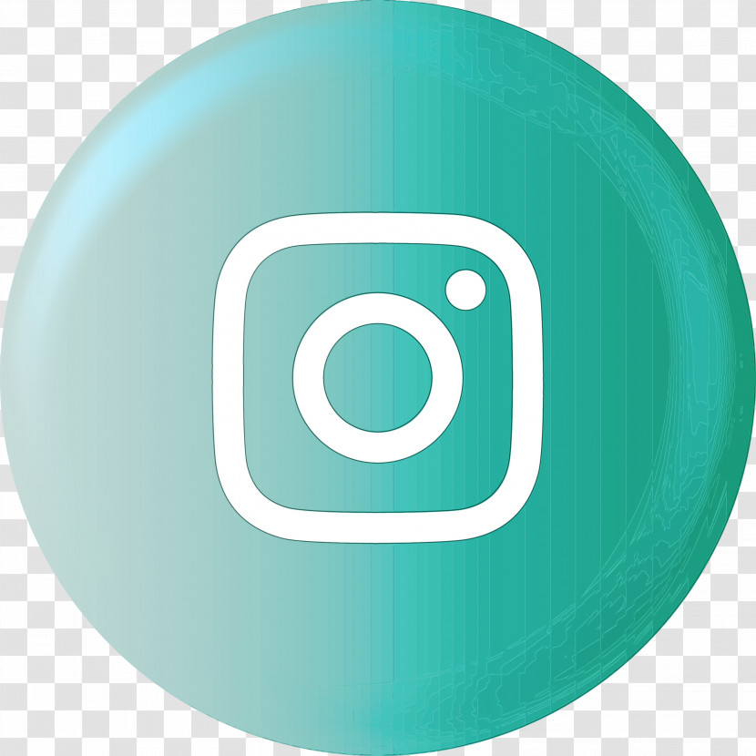 Instagram Logo Icon Watercolor Paint Wet Ink Transparent PNG