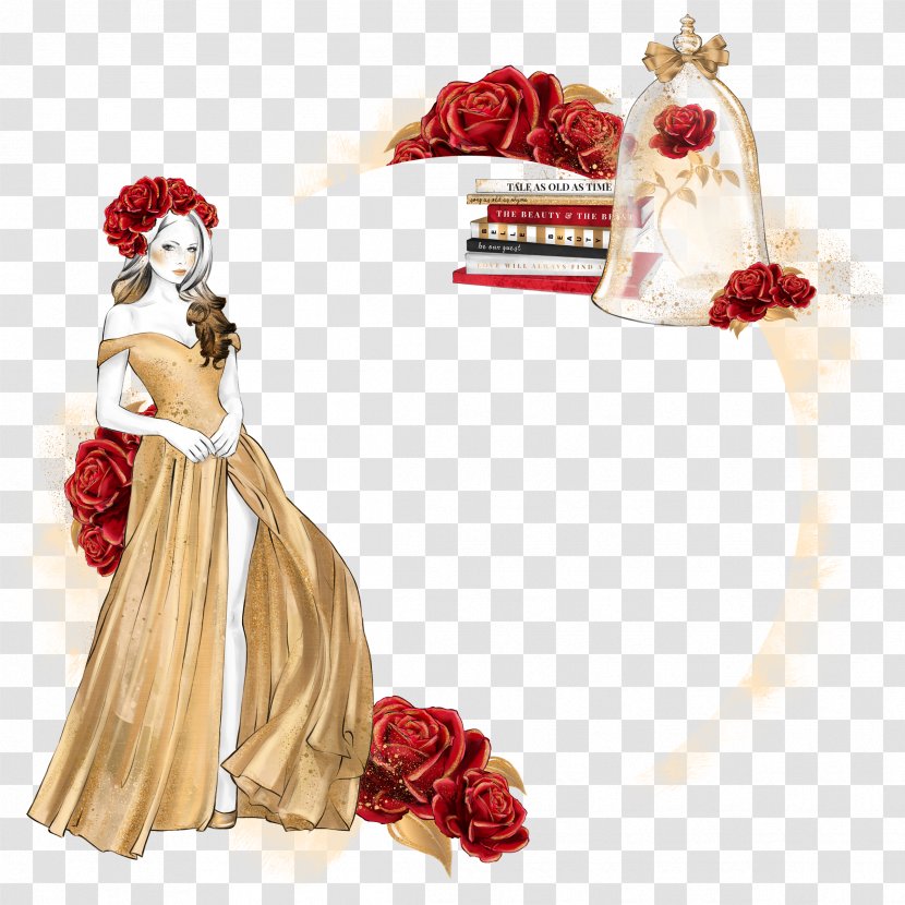 Floral Design Beauty And The Beast Cut Flowers Artificial Flower - Give Away Transparent PNG