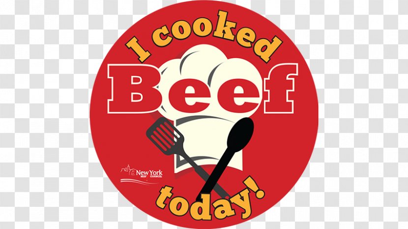 New York Beef Industry Council Cooking Meat Logo - Classroom - Cooked Transparent PNG