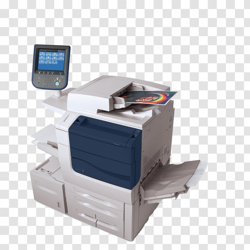 Xerox Photocopier Multi-function Printer Printing Transparent PNG