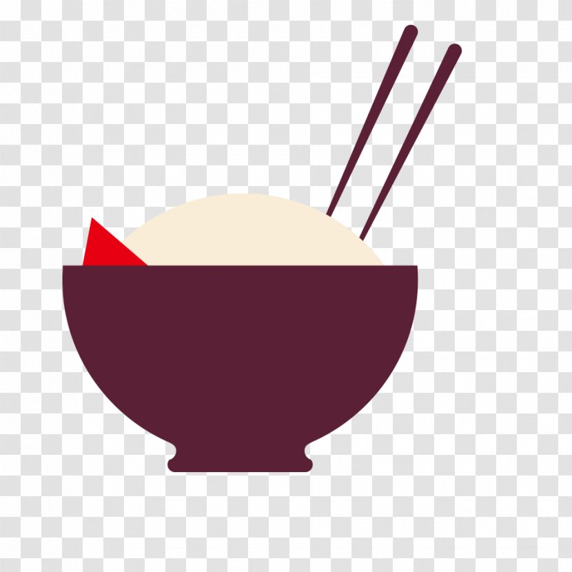 Rice Flat Design - Red Transparent PNG