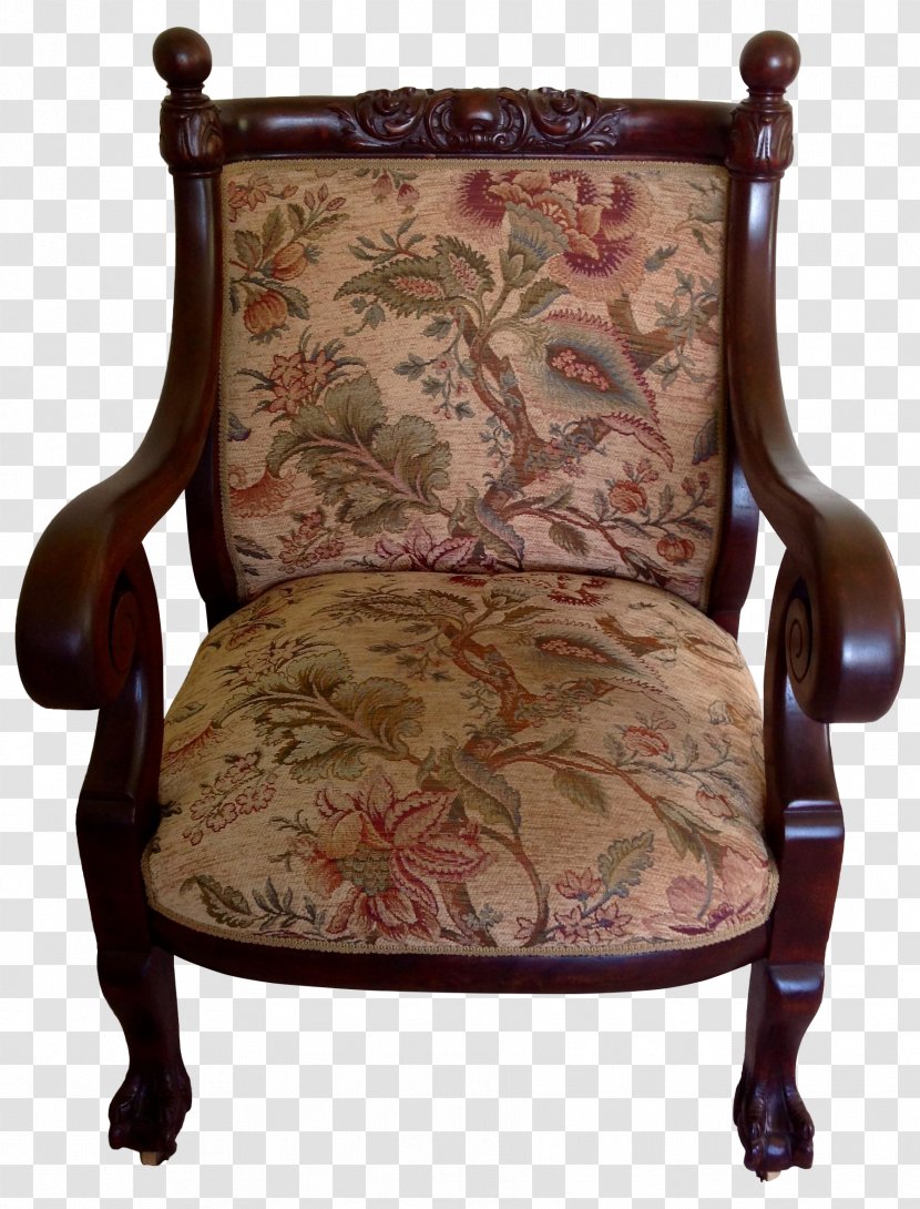 Chair Antique Furniture Parlour - Mahogany Transparent PNG