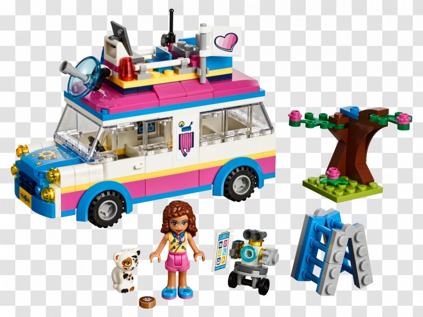 LEGO 41333 Friends Olivia's Mission Vehicle Toy Block Transparent PNG