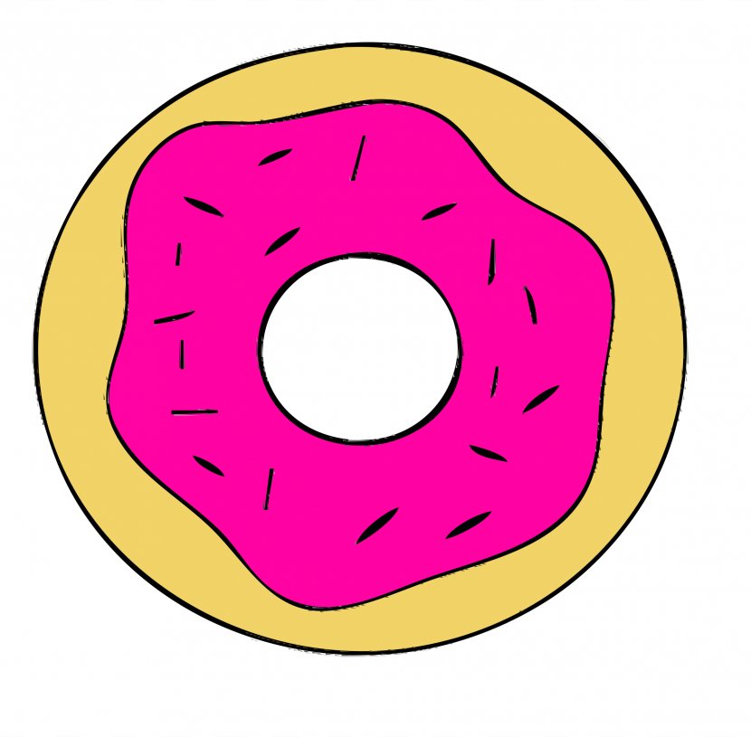 Donuts Coffee And Doughnuts Sprinkles Glaze Clip Art - Area - Donut Transparent PNG
