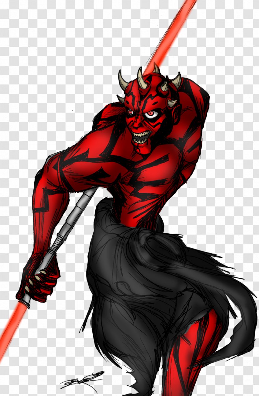 Darth Maul Character Tinker Bell Supervillain - Cyborg Transparent PNG