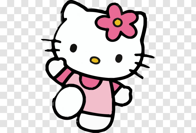 Hello Kitty Birthday Greeting & Note Cards Image Party - Cartoon Transparent PNG