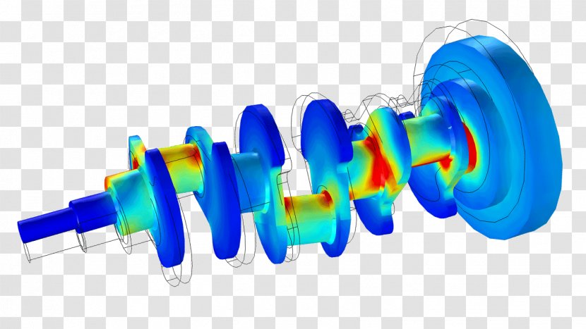 COMSOL Multiphysics Structural Mechanics Finite Element Method - Dynamics - Reciprocating Engine Transparent PNG
