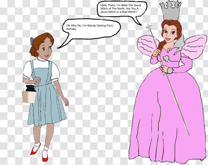 Glinda Dorothy Gale The Wizard Wendy Darling Wonderful Of Oz - Watercolor - Flower Transparent PNG