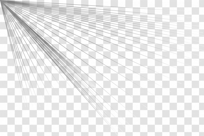 White Triangle Structure Pattern - Black - Geometric Line Perspective Background Transparent PNG