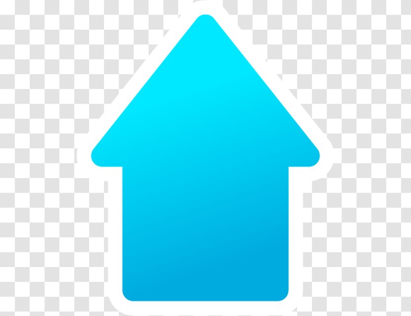 Arrow - Blue - Electric Teal Transparent PNG