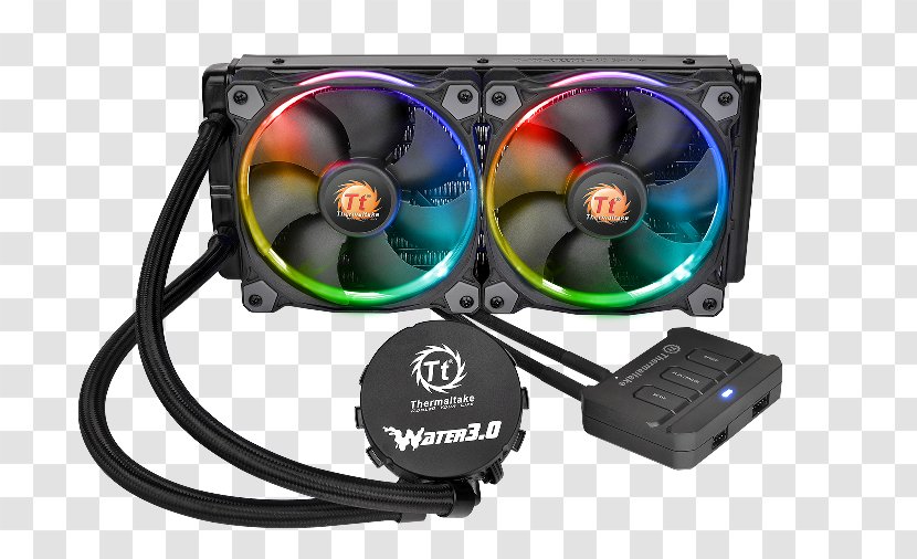 Computer System Cooling Parts Water Thermaltake Block Heat Sink - Central Processing Unit - Color Mode: Rgb Transparent PNG