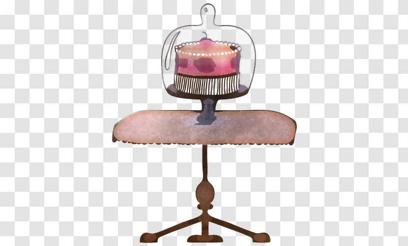 Pink Furniture Table Chair Cake Stand Transparent PNG
