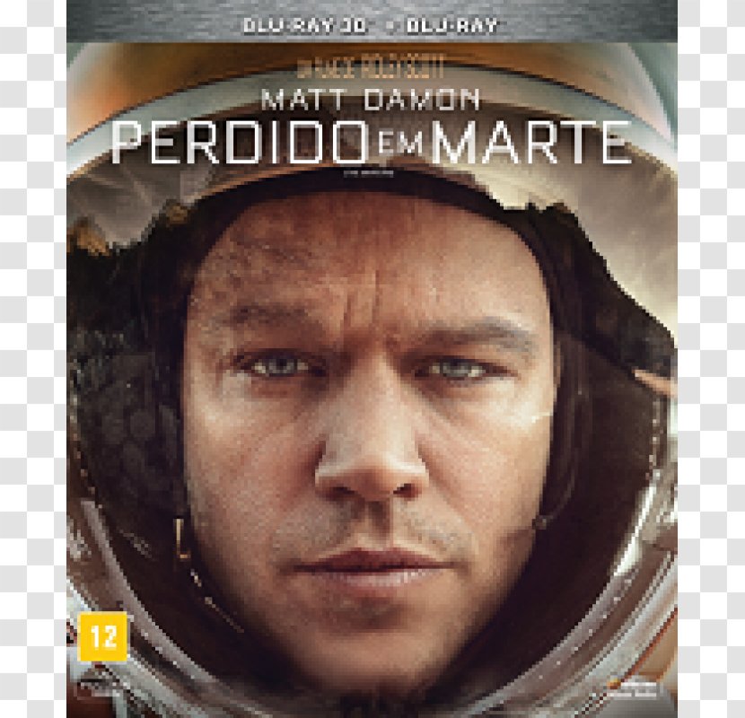 The Martian Blu-ray Disc Mark Watney Ultra HD Matt Damon - Bluray - Dvd Transparent PNG
