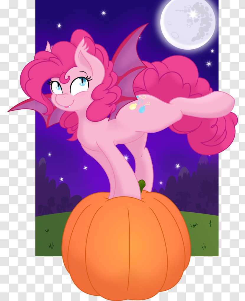 Pinkie Pie Pony Rarity Bat Fluttershy - Vampire Transparent PNG