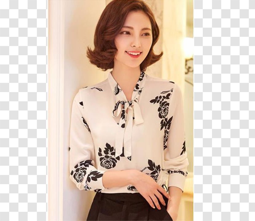 Blouse Tops Fashion Collar Sleeve - Dog - Bong Hoa Mai Transparent PNG