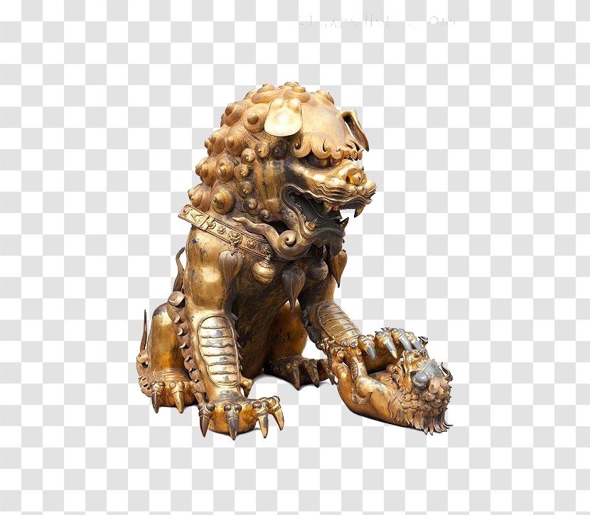 Forbidden City Lion Stock Photography Statue Bronze - Copper - Decorations Transparent PNG