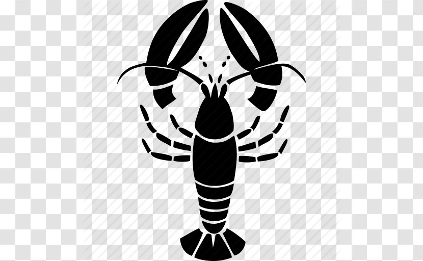 Lobster Caridea Seafood Shrimp - Membrane Winged Insect - Vector Icon Transparent PNG