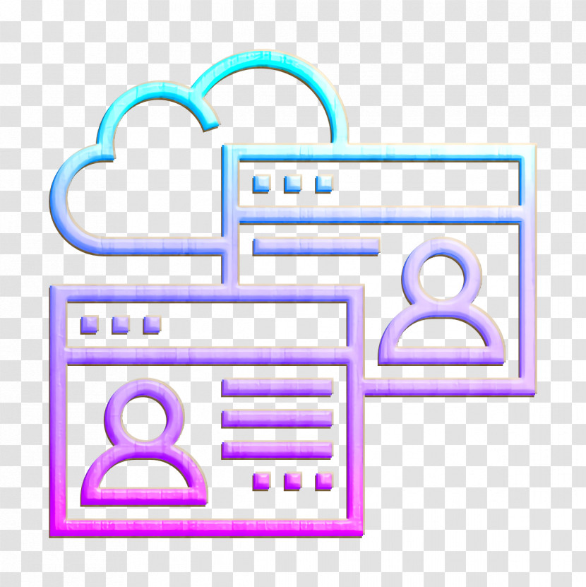 Big Data Icon Computing Icon Platform Icon Transparent PNG