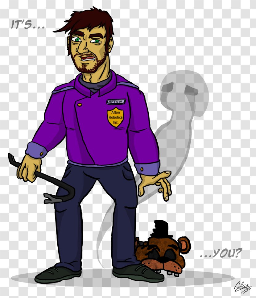 Freddy Fazbear's Pizzeria Simulator Five Nights At Freddy's: Sister Location Drawing - Purple - Eggs Benedict Day Transparent PNG