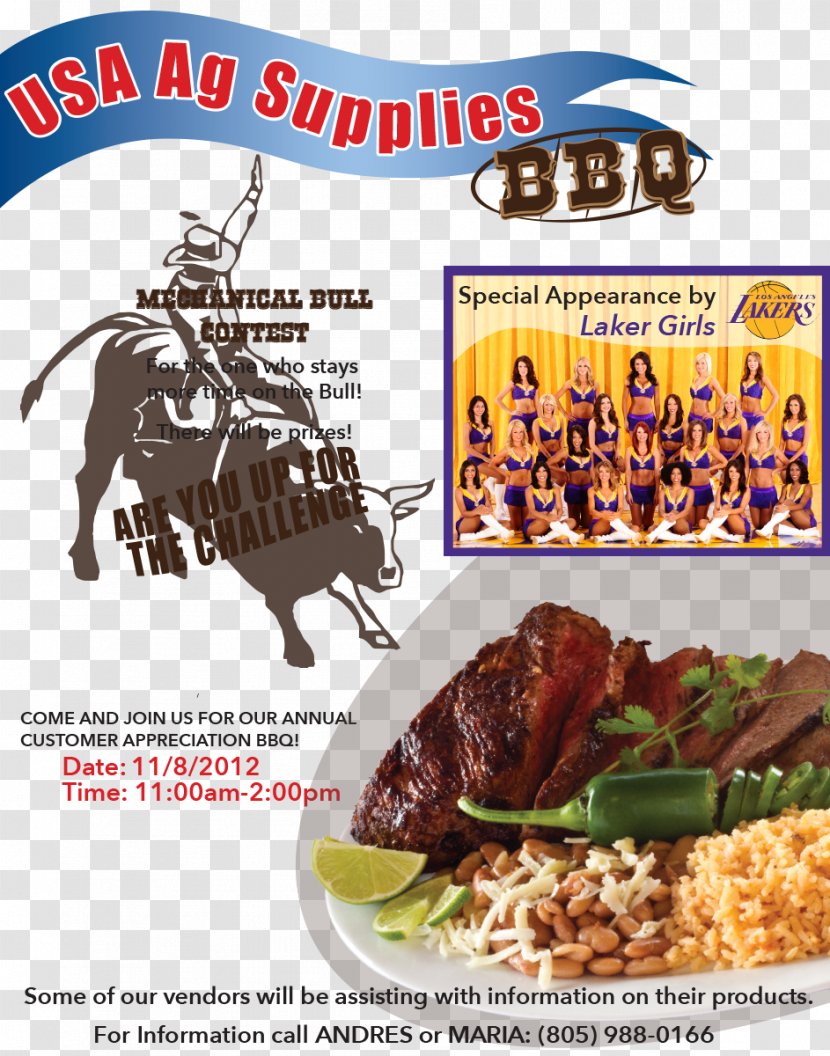 Meat Recipe Dish Cuisine Bull Riding - Barbecue Usa Transparent PNG