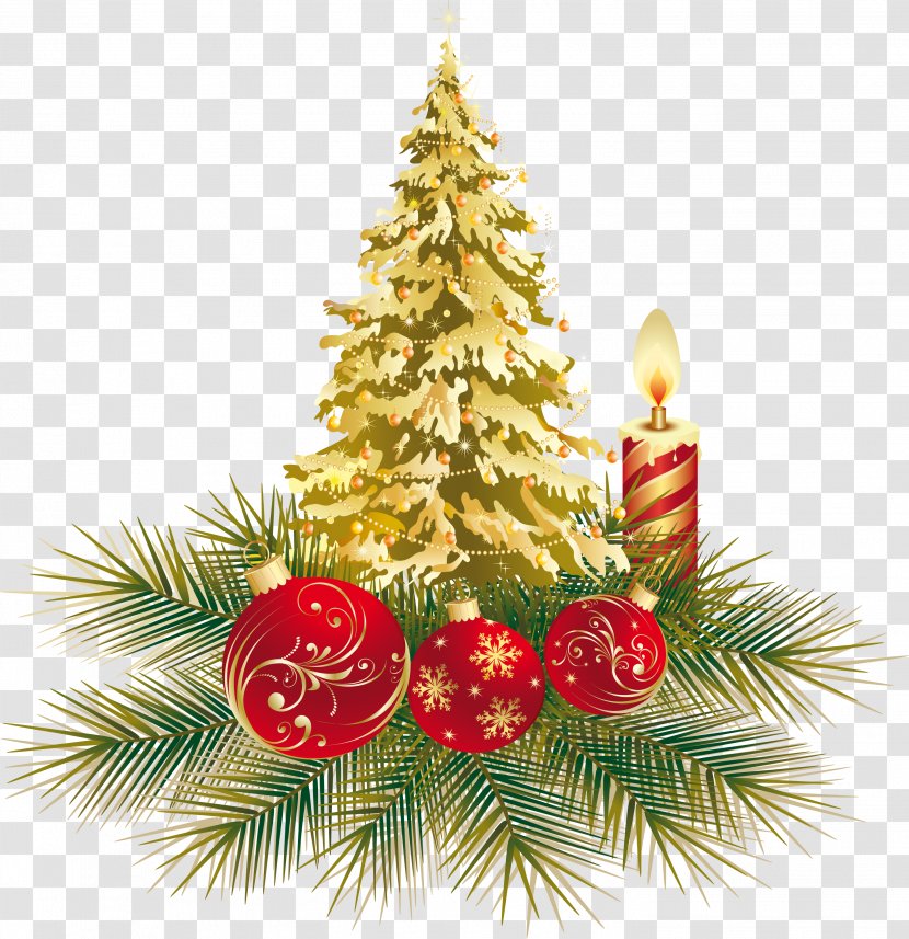 Christmas Tree New Year Santa Claus Bombka - Liveinternet Transparent PNG