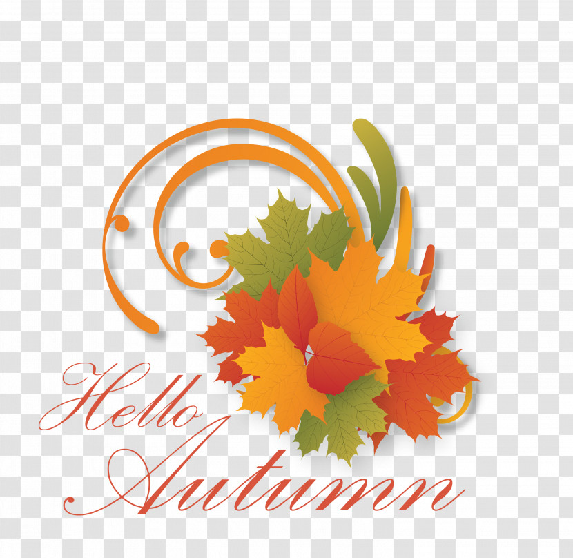 Hello Autumn Welcome Autumn Hello Fall Transparent PNG