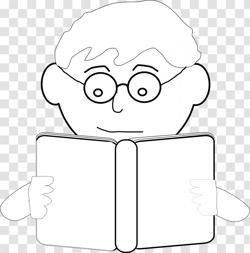 Book Reading Clip Art - Cartoon - Boys Transparent PNG