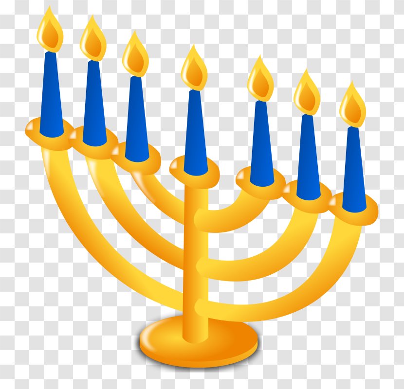 Hanukkah Menorah Christmas Judaism Clip Art - Holiday - Images Transparent PNG