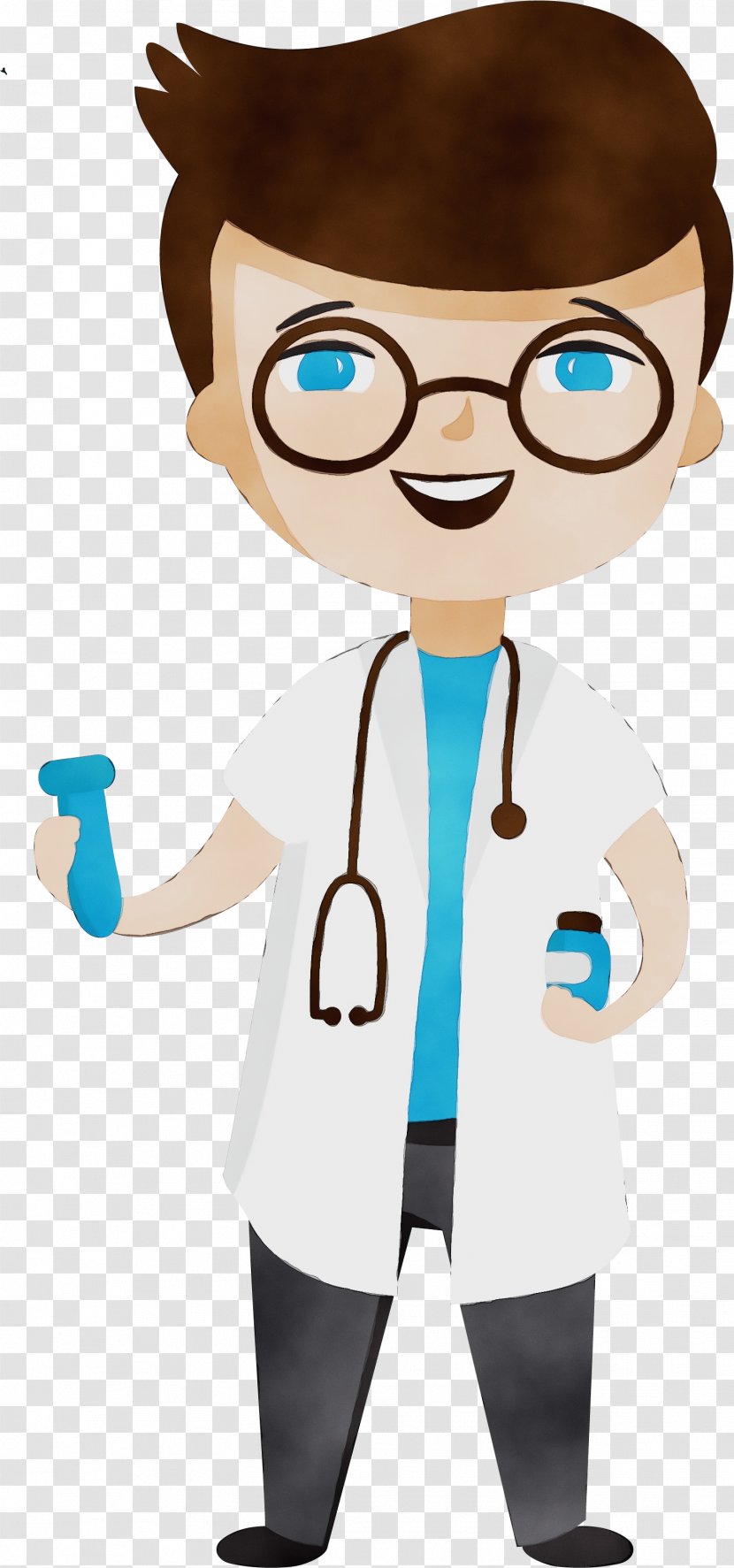 Stethoscope Cartoon - Paint - Health Care Provider Eyewear Transparent PNG