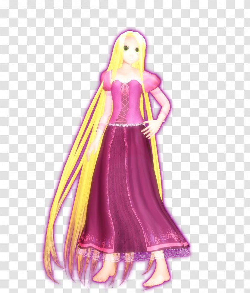 Rapunzel Barbie Costume Design Fairy - Painting Transparent PNG