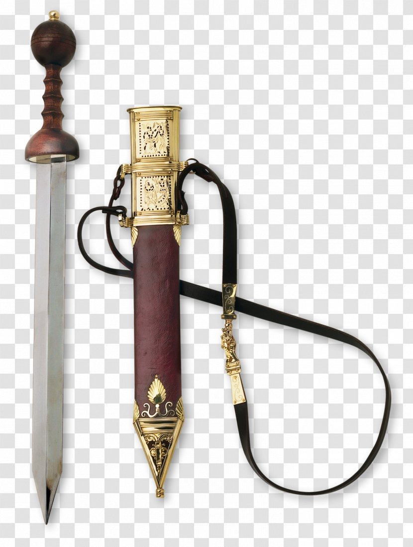 Ancient Rome Weapon Roman Military Personal Equipment Gladius Army - Pugio - Swords Transparent PNG