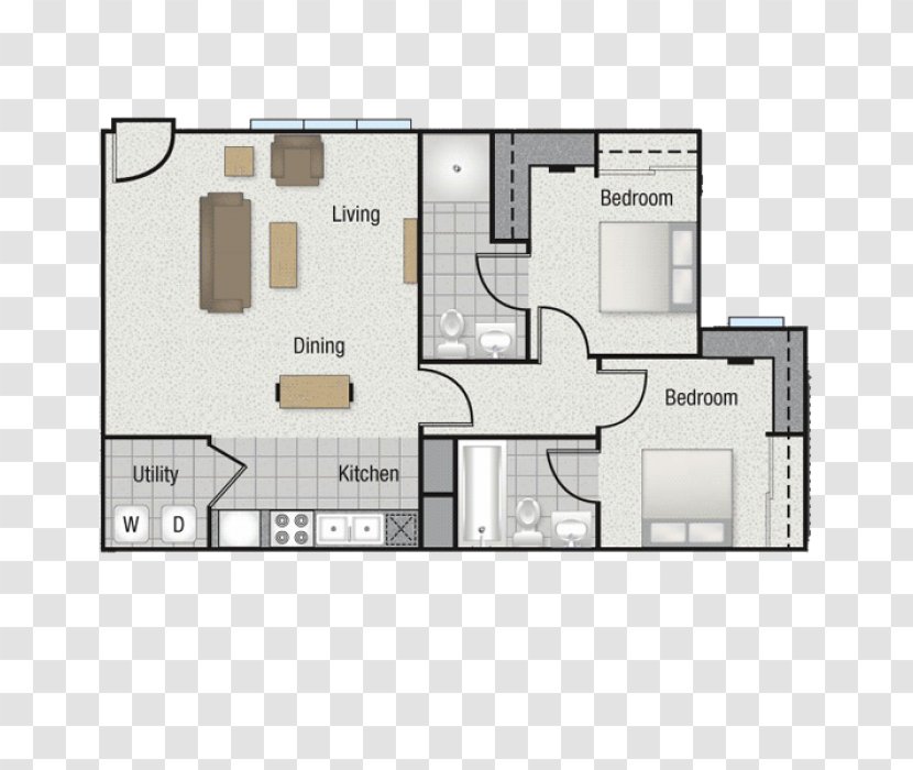 CastleRock At Denton Apartments Floor Plan House Renting - Castlerock - Apartment Transparent PNG