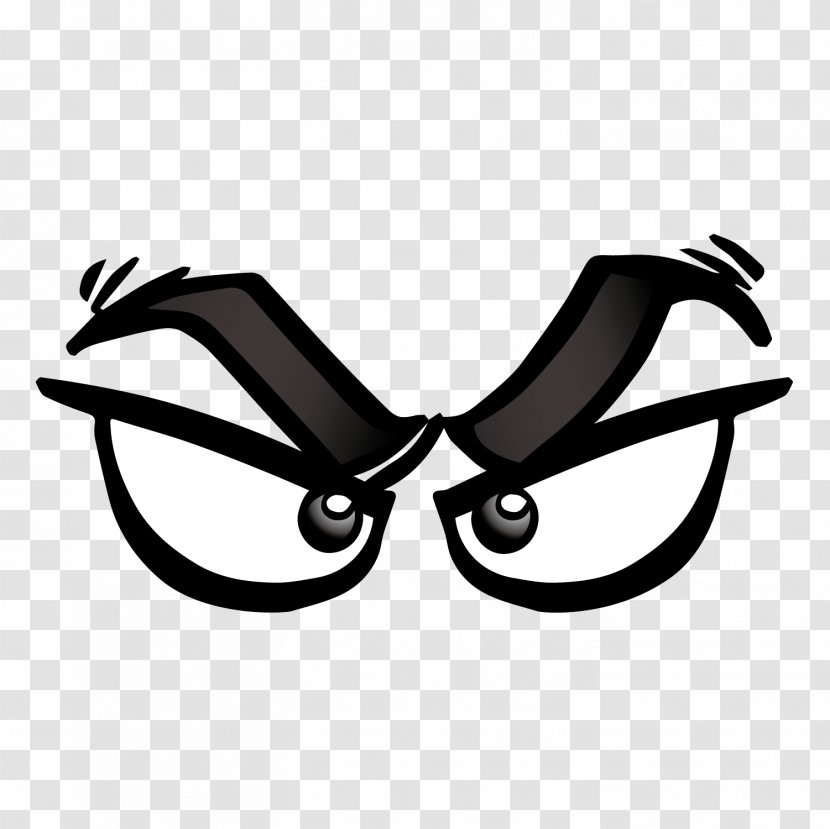 Eye Channel 7 - Eyewear - Vector Angry Eyes With Cartoon Glasses Transparent PNG