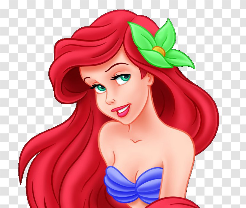 Ariel The Little Mermaid Rapunzel Princess Aurora Disney - Flower - Swimming Characters Transparent PNG