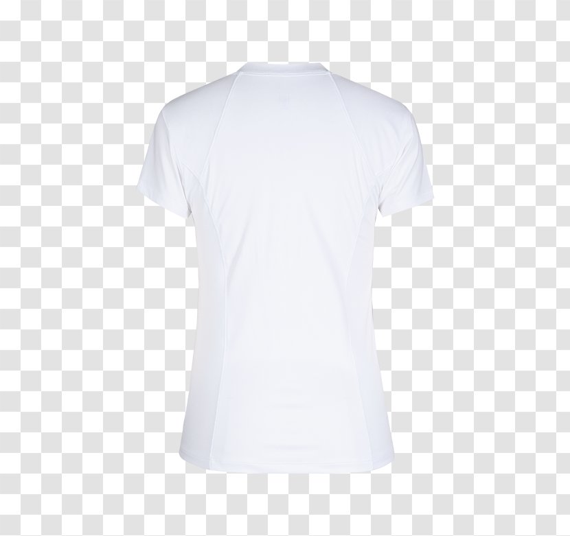 T-shirt Sleeve Top Collar Fashion - White Short Sleeves Transparent PNG