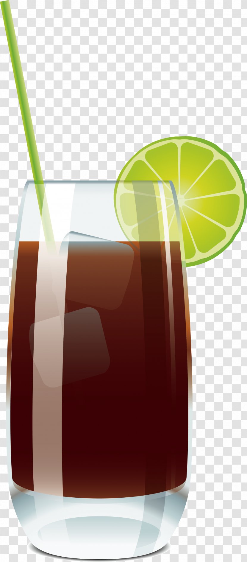 Ice Cream Cocktail Juice Martini Vodka - Fruit Coffee Material Transparent PNG