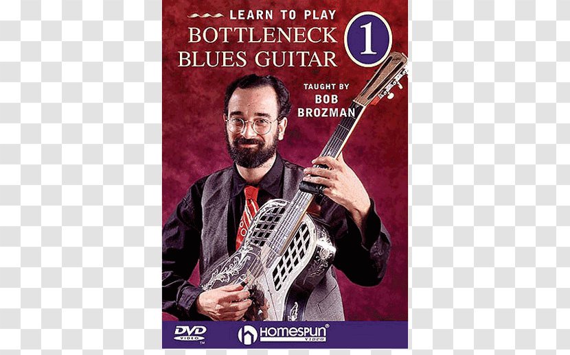 Guitarist Bob Brozman's Bottleneck Blues Guitar Slide - Flower - Playing Transparent PNG