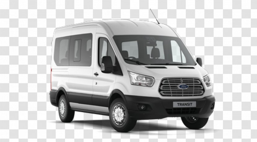 Ford Transit Bus Car Courier Van - Commercial Vehicle Transparent PNG